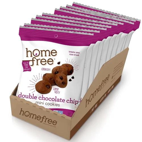 Miniatura 26 de Homefree Mini Caja de Galletas con Doble Chispas de Chocolate, Sin Gluten, Sin Nueces, Vegano, Seguro para la Escuela y Refrigerio Amigable