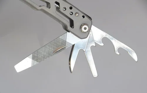 Miniatura 2 de Multitool 12 en 1 Alicates de acción de resorte de acero inoxidable, multiherramienta con clip de bolsillo, reparación de destornilladores