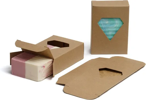 Miniatura 4 de Caja de jabón para ventana de 1,000 CYP con diamantes negros - Embalaje de jabón casero - Suministros para hacer jabón - Fabricado en Estados Unidos