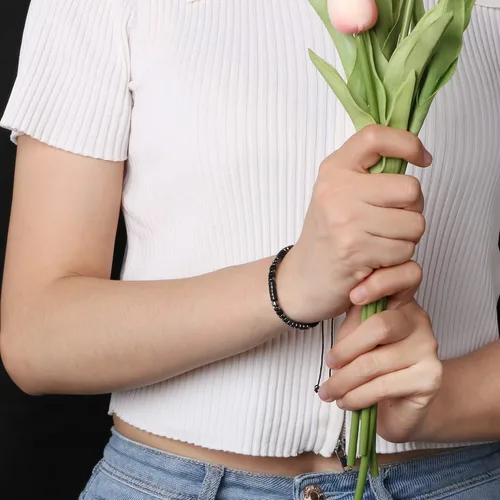 Miniatura 2 de JoycuFF Pulseras de código morse para mujeres y hombres, regalos de aniversario de cumpleaños para mejor amiga, mamá, hija, nieta, hijo, novio