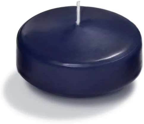 Miniatura 107 de yummi Caja de 18 velas flotantes color rojo rubí de 3 pulgadas