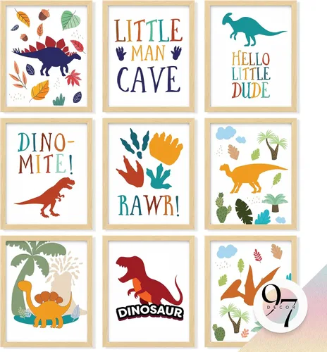 Miniatura 9 de 97 Decor Decoración de habitación infantil para niños, decoración de pared para guardería, impresiones artísticas de pared para niños, carteles