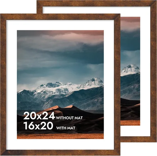 Miniatura 77 de iRahmen - Juego de 2 marcos de fotos de 4 x 6, marco de madera negro con cristal de alta definición, para mostrar fotografías de 3.5 x 5