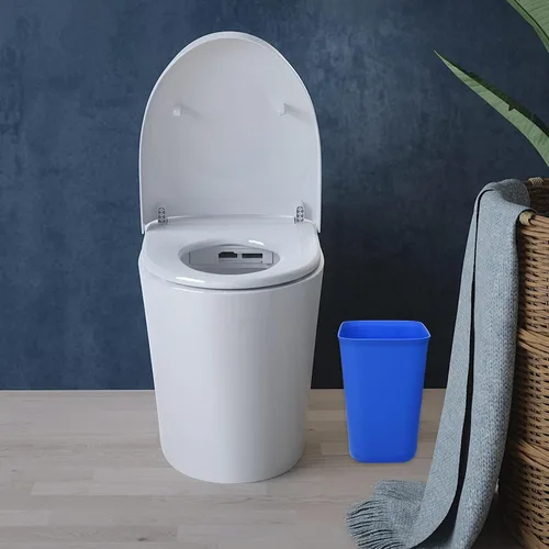 Miniatura 6 de Nipogear Basurero eficiente de 3 galones, se adapta debajo del escritorio, cocina, hogar, oficina (azul, 3 galones)