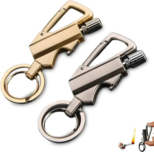 Miniatura 10 de Consensuts Lighter-Consensuts - Encendedor infinito permanente con llavero multiherramienta abridor de botellas para exteriores (F)