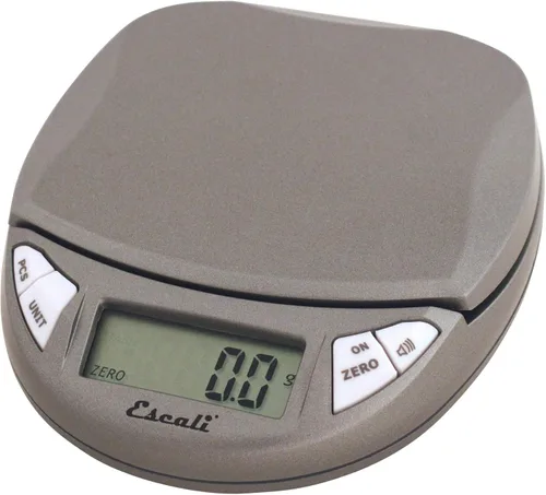 Escali Pico PR500S - Báscula de cocina de precisión para hornear y cocinar, diseño ligero y duradero, pantalla digital LCD, garantía de por vida,