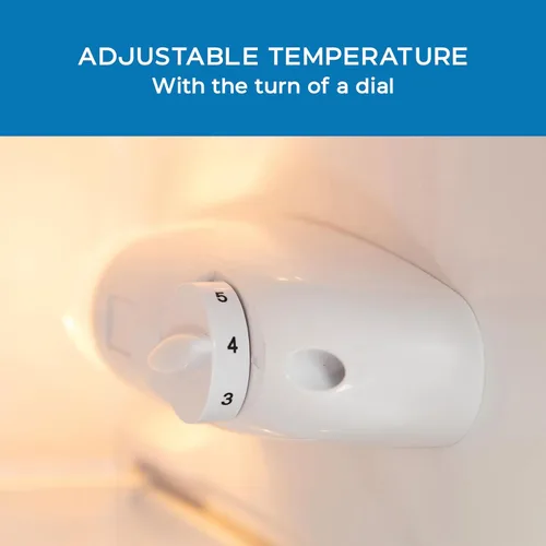 Miniatura 5 de Avanti Minirefrigerador con congelador de diseño retro, refrigerador compacto con puertas dobles para oficina en casa o dormitorio, cuenta con Azul