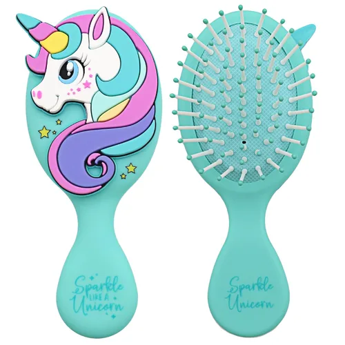 Miniatura 8 de Cepillo de pelo de masaje desenredante para niños pequeños con cojín de aire para cabello fino de niños - rosa 2. Rosa