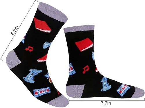 Miniatura 4 de Calcetines con texto en inglés Do Not Disturb I'm Gaming, ideas de regalos para niños, regalos para hombres, él, papá, hijos, adolescentes