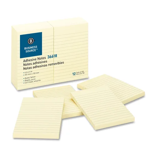 Business Source BSN36618 - Notas Adhesivas a Rayas