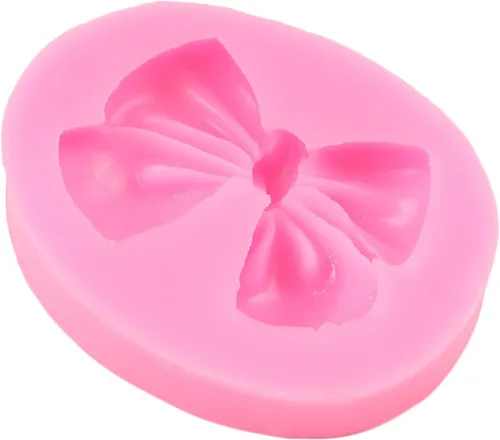Miniatura 4 de Molde para fondant con moño, pajarita, molde de silicona para pastel de azúcar y dulces, moldes para manualidades para decoración de pasteles