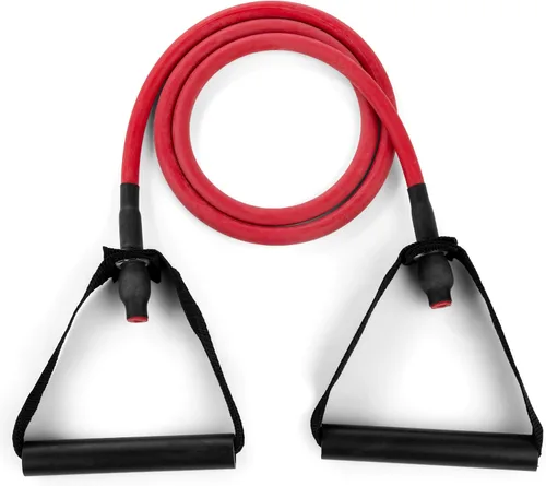 Miniatura 2 de Champion Sports Bandas de tubo de resistencia XP para hombres y mujeres, resistencia media, color rojo, banda de fitness duradera para entrenamiento