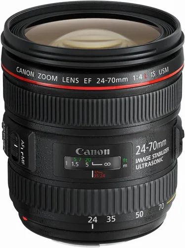 Miniatura 2 de Canon EF 24-70mm f/4.0L IS USM Lente de zoom estándar (Renovado)
