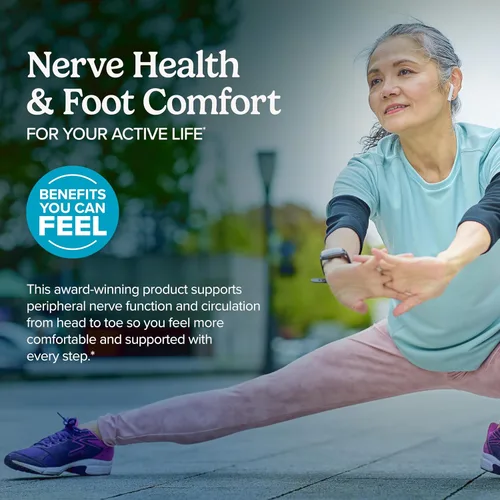 Miniatura 2 de Terry Naturally Healthy Feet & Nerves - Suplemento herbal con vitamina B12 bioactiva - Suplemento de apoyo a la circulación y salud de los nervios