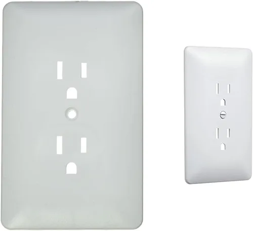 Miniatura 14 de TayMac 4000W Placa de pared para interruptor de palanca única, pintada, blanca, 1 banda