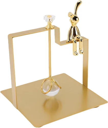Miniatura 3 de Focket Napkin Holder, Thick Iron Decor Napkin Dispenser with Square Base for Kitchen Bar Restaurant Bathroom Table (Gold)