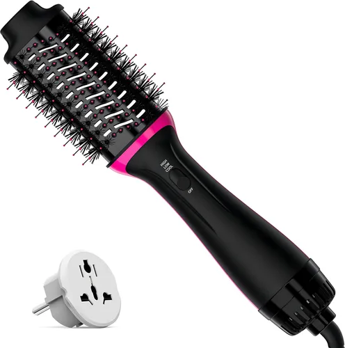 Miniatura 8 de Cepillo secador de pelo en uno, cepillo profesional de aire caliente 4 en 1, secador de pelo de un solo paso y estilizador voluminizador con iones