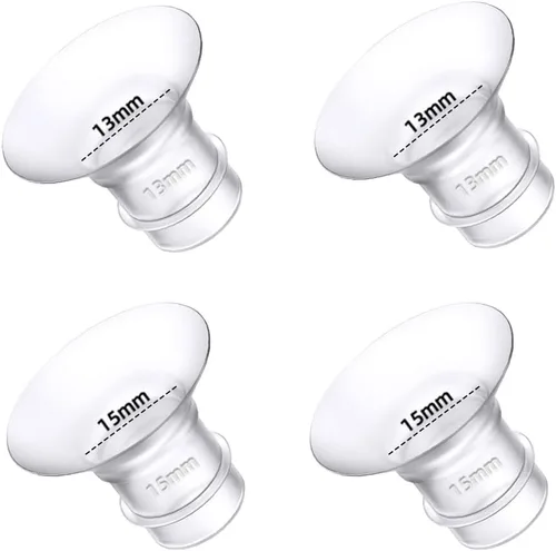 Miniatura 7 de Insertos de brida 19mm 8 piezas, Piezas para extractor de leche portátil compatibles con Momcozy S12 pro/S9 pro/S12/S9/Medela/Spectra/TSRETE