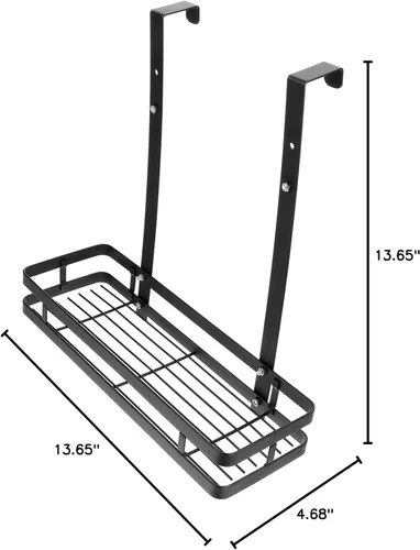 Miniatura 10 de DOITOOL Organizador de almacenamiento colgante sobre la puerta, estante de ducha de baño, estante de pared adhesivo de acero inoxidable