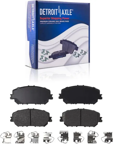 Miniatura 36 de Detroit Axle - Kit de freno trasero para Ford Explorer 2020-2025 2024-2025 Rotores de freno de disco Mustang Pastillas de freno de cerámica