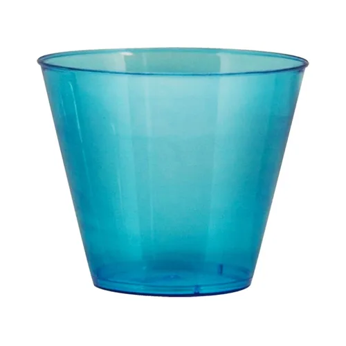 Miniatura 13 de Vasos de plástico para fiestas de Party Essentials, 9 onzas de capacidad, con brillo, Variado neón, 500