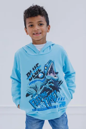 Miniatura 2 de Jurassic World Dinosaurio T-Rex - Sudadera con capucha de forro polar para niños pequeños a grandes