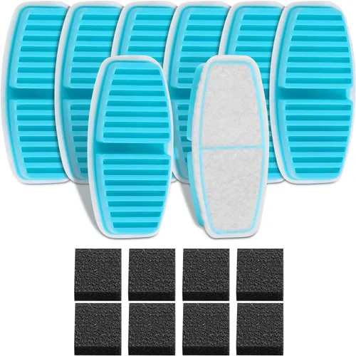 Miniatura 12 de Fuente de agua para gatos alimentada por baterías: fuente inalámbrica para gatos - Fuente de agua recargable para mascotas de acero inoxidable