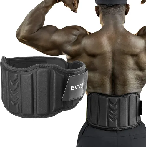 BVVU Cinturones de levantamiento de pesas para hombres, cinturón de gimnasio de bloqueo rápido para entrenamiento lumbar, entrenamiento cruzado,