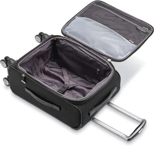 Miniatura 3 de Samsonite Solyte DLX Softside - Equipaje extensible con ruedas giratorias, Negro (Midnight black)), 123567-1548