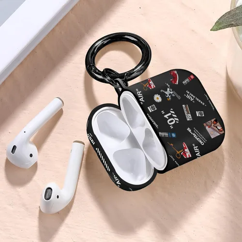Miniatura 5 de Gedicht Compatible con fundas protectoras Apple Airpods de 2ª generación, zapatos deportivos de baloncesto y fútbol, repuesto suave de TPU