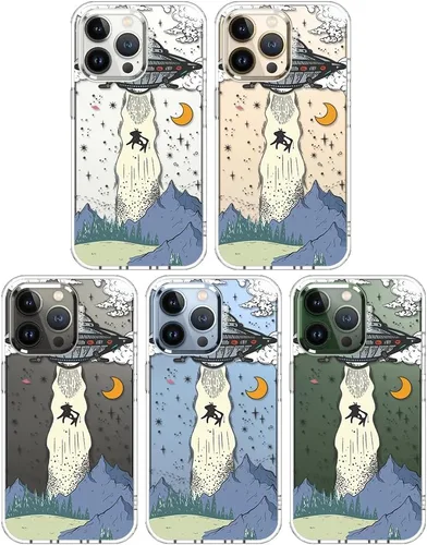 Miniatura 3 de MOSNOVO Funda para iPhone 13 Pro, [Buffertech protección contra caídas de grado militar de 6.6 pies] [Tecnología antidespegado] Funda Transparente