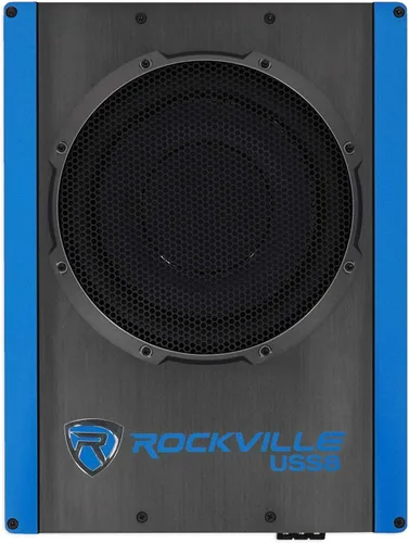Miniatura 3 de Rockville USS8 - Subwoofer delgado para coche/camión de 8 pulgadas y 600 W, 150 W RMS, certificado CEA-2006, kit de amplificador RWK10 de calibre 10