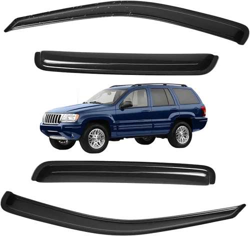 Miniatura 37 de Viseras para ventanas para Mazda 3 Sedán 4 puertas 2004 2005 2006 2007 2008 2009 estilo JDM Mugen, deflector de viento, protector solar y de lluvia