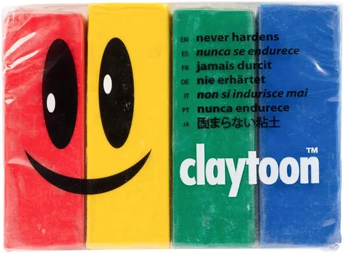 Miniatura 7 de Claytoon - Juego de tonos neutros de 1 libra, solo para uso adulto, perfecto para claymation, stop motion, modelos y mucho más Neutral