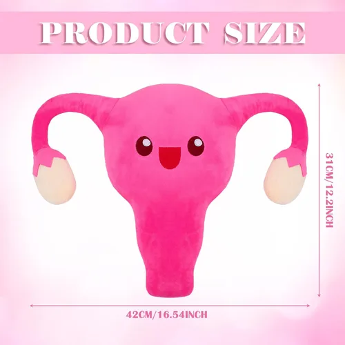 Miniatura 2 de Mumufy Uterus - Juguete de peluche divertido para mujeres, regalos de útero, ginecólogo, salud, regalo educativo, fertilidad, decoración de fiesta