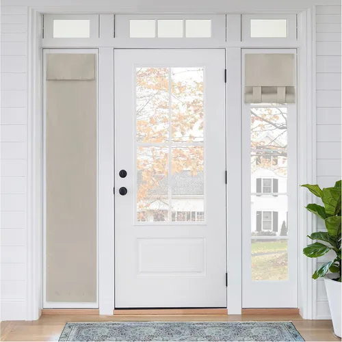 Miniatura 82 de RYB HOME 2 Paneles Cubierta de Ventana de Puerta de Aula, Persianas Opacas para Ventanas y Puertas de Aula Cubierta Persianas de Confinamiento