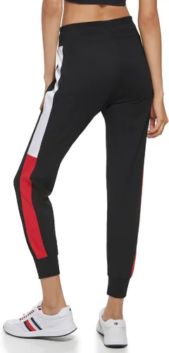 Miniatura 4 de Tommy Hilfiger Pantalones deportivos suaves y cómodos con cintura fruncida para mujer
