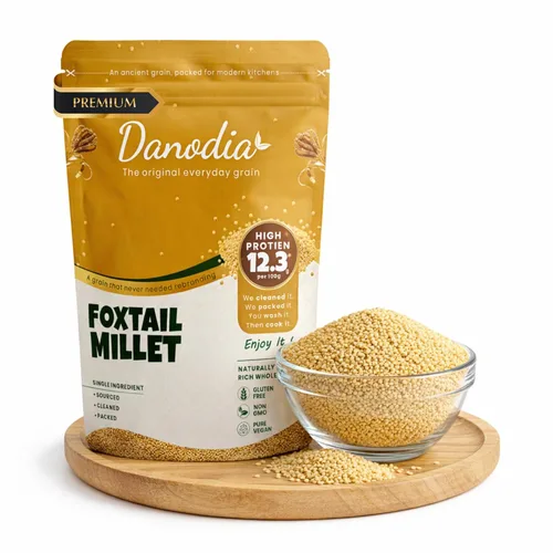 Miniatura 13 de Danodia Foods Grano de mijo de sorgo, 33.51 oz / 2 libras Grano de sorgo blanco Jowar, mijo de grano entero, grano sin gluten para cocinar