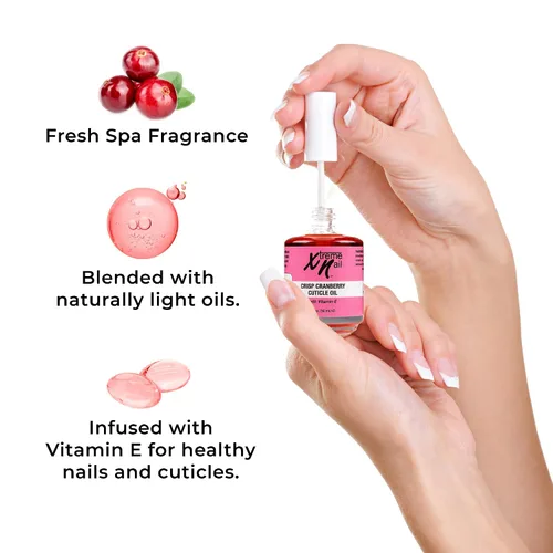 Miniatura 3 de Americanails Xtreme Nail Crisp Aceite para cutículas de arándano, 0.5 onzas