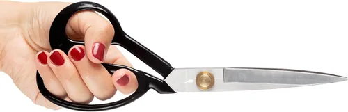 Miniatura 8 de Tijeras de coser ultra afiladas + cuchillo de manualidades – Tijeras profesionales resistentes de 9 pulgadas – Tijeras multiusos: oficina y Plata 9