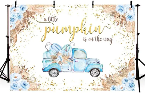 Miniatura 2 de MEHOFOND Telón de fondo bohemio de otoño de 7 x 5 pies para baby shower de bebé, decoración de fiesta de baby shower, decoración de fiesta de baby