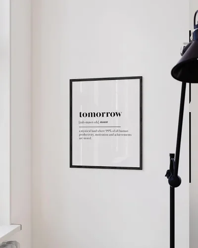 Miniatura 5 de HAUS AND HUES Divertidos pósteres de dormitorio – Decoración de pared con citas para dormitorio universitario, póster motivacional, decoración