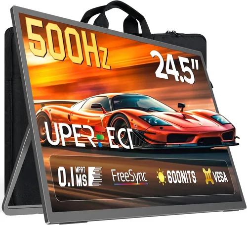 Miniatura 11 de Monitor Portátil Uperfect 4K de 23.8" QLED Monitor Grande de 24" de 400 Nits 3840 * 2160 UHD 100% DCI-P3 1MS FreeSync USB-C y HDMI VESA