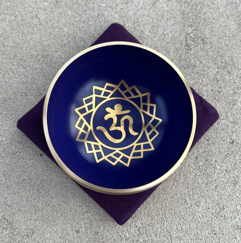Miniatura 4 de Cuencos tibetanos con mazo y cojín (chakra corona)