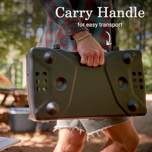 Miniatura 2 de Coleman Triton - Estufa de propano de 2 quemadores, estufa portátil para acampar con 2 quemadores ajustables y protectores contra el viento, 22,000
