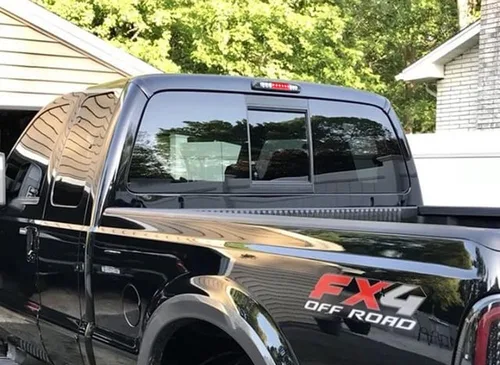Miniatura 4 de iJDMTOY Lente ahumada Full LED de montaje alto, tercera luz de freno/freno compatible con Ford F-250 F-350 Super Duty 1999-2016 y Mazda Serie B