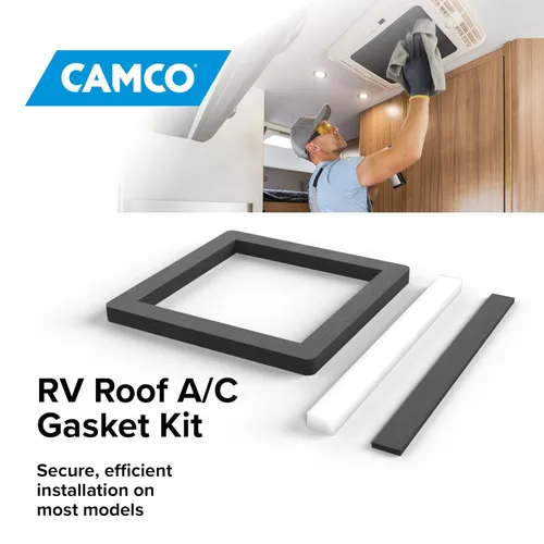 Miniatura 5 de Camco 25071 14" x 14" Aire acondicionado universal para techo Juego de Juntas