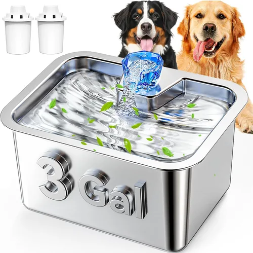 Miniatura 10 de Bomba de fuente de agua para perros de repuesto para dispensador de fuente grande de acero inoxidable de 3 galones, bomba de agua de repuesto