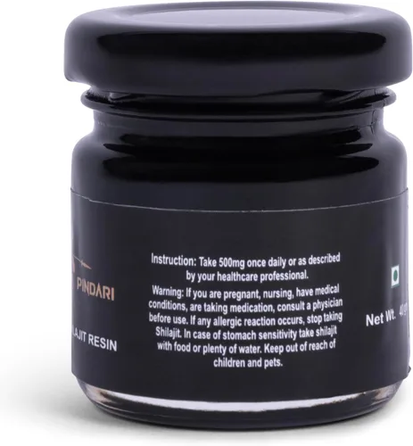 Miniatura 4 de Pindari Resina Shilajit Shilajit pura 500 mg Denso en nutrientes Alta potencia Impulso de energía Procedente de las cordilleras del Himalaya