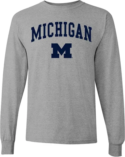 Miniatura 156 de NCAA oficial de College – University Team Color Arco Logo Manga Larga